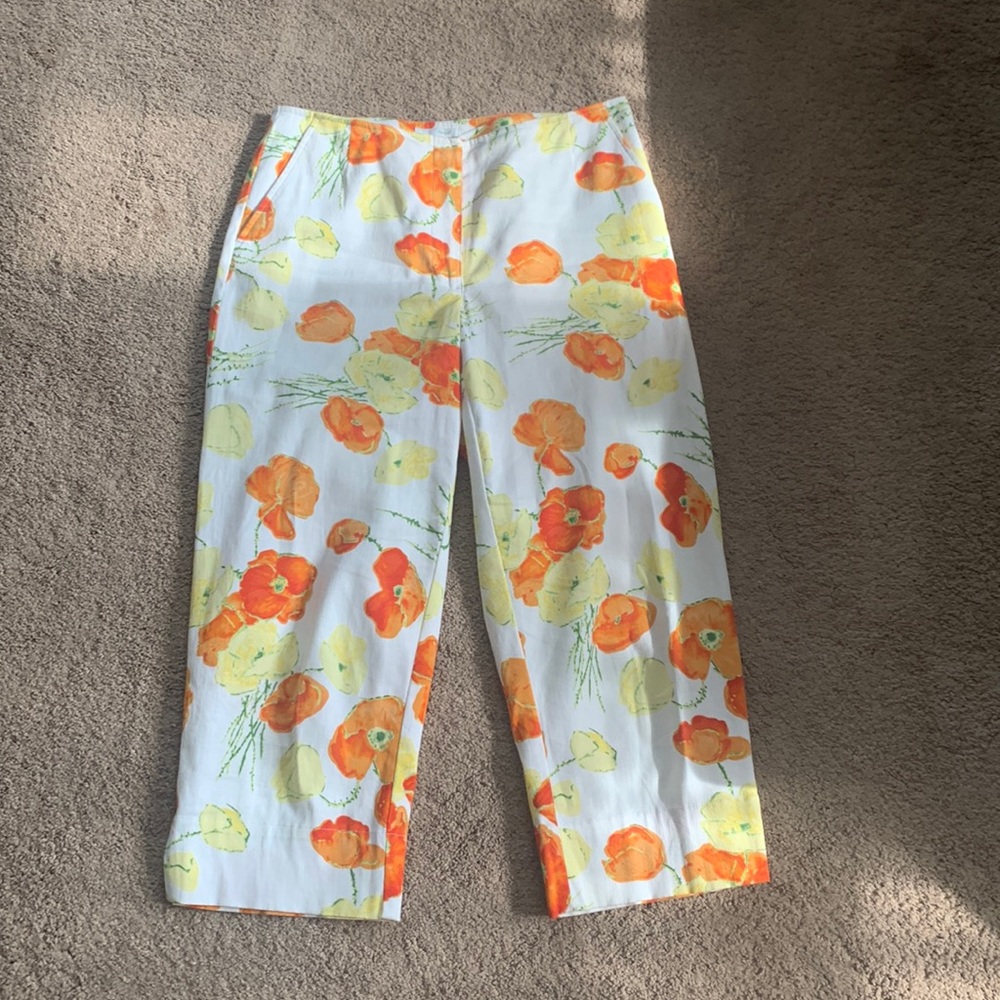 LizGolf Golf Capris with Citrus, size 8